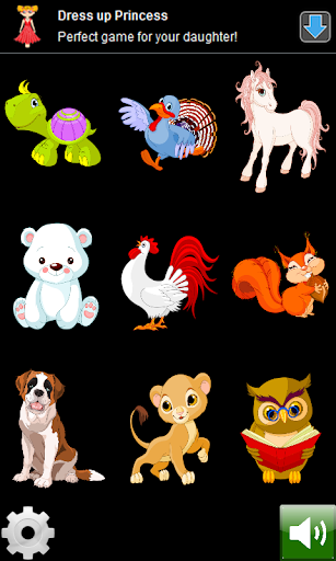 Animals World for kids - Gameplay image of android game