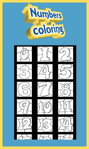 Coloring for Kids - Numbers - Gameplay image of android game