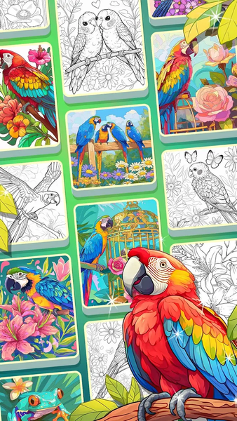 Animal coloring book kids game - عکس بازی موبایلی اندروید