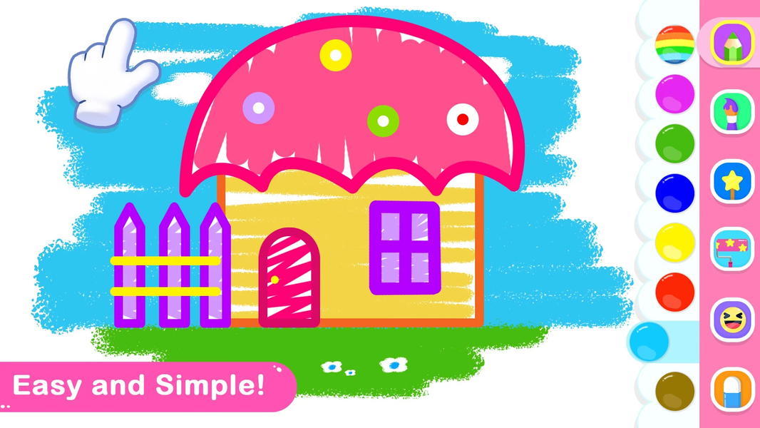 Kids Drawing Games: Coloring - عکس بازی موبایلی اندروید
