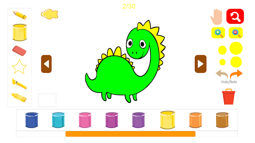 Dinosaur Coloring Book - عکس برنامه موبایلی اندروید