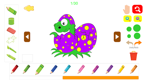 Dinosaur Coloring Book - عکس برنامه موبایلی اندروید