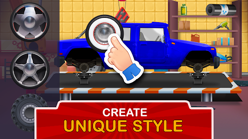 Kids Garage: Car & truck games - Gameplay image of android game