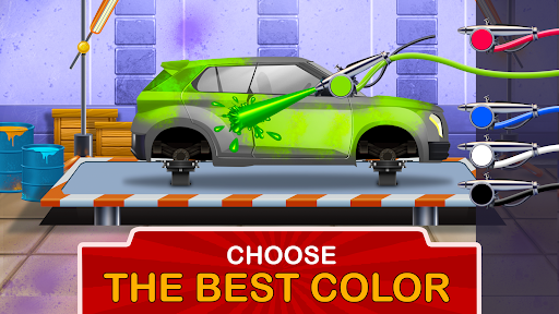 Kids Garage: Car & truck games - Gameplay image of android game