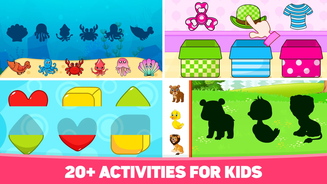 Smart Puzzle Games for Kids - عکس بازی موبایلی اندروید