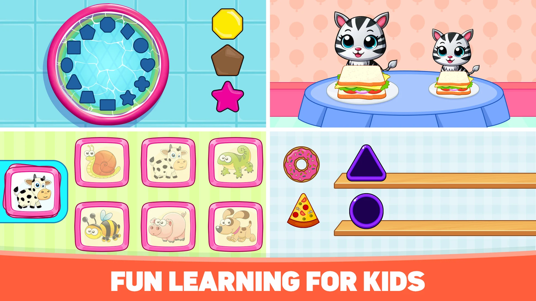 Smart Puzzle Games for Kids - عکس بازی موبایلی اندروید