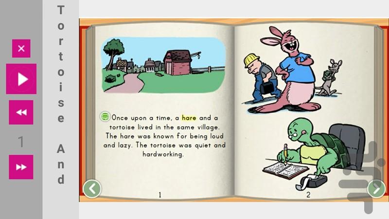 کتاب قصه صوتی انگلیسی کودکان ۳ - عکس برنامه موبایلی اندروید