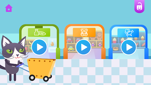Kids Supermarket Shopping Game - Gameplay image of android game