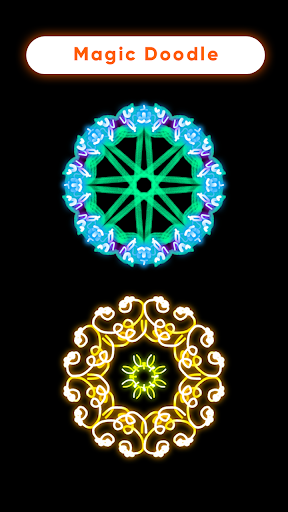 Glow Art : Magic Doodle Draw - Gameplay image of android game