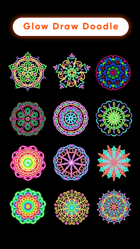 Glow Art : Magic Doodle Draw - Gameplay image of android game