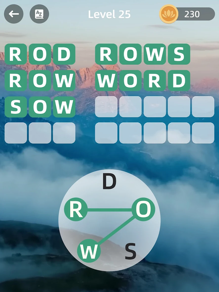 Zen Word® - Relax Puzzle Game - Gameplay image of android game