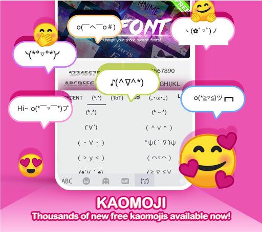 Kika Keyboard - Emoji, Fonts - عکس برنامه موبایلی اندروید