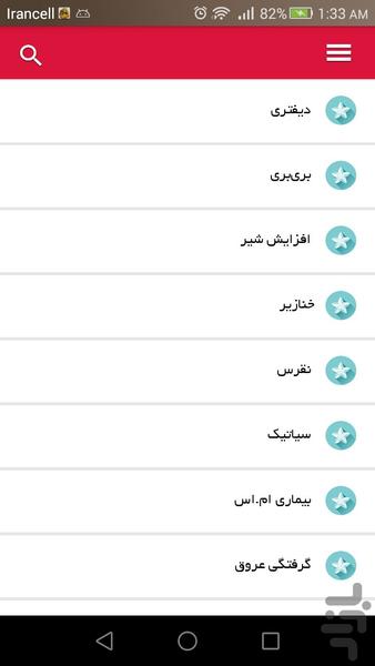 خود درمانی با میوه ها - Image screenshot of android app