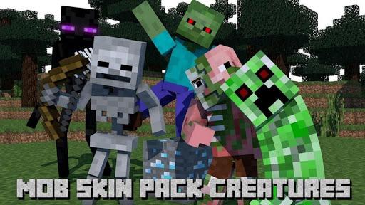 Mob Skin Pack Creatures For Minecraft PE - MCPE - Image screenshot of android app