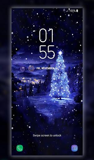 Christmas Tree Live Wallpaper - Image screenshot of android app