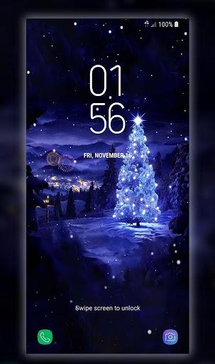 Christmas Tree Live Wallpaper - Image screenshot of android app