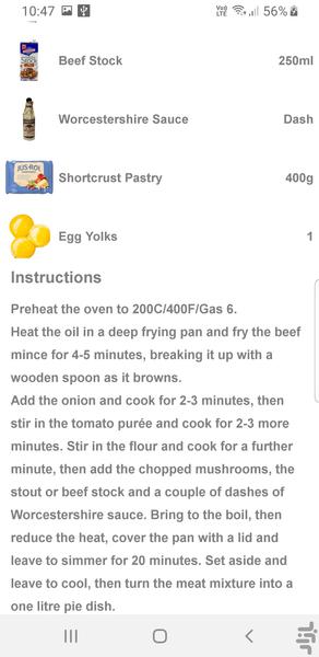 Kitchen On Mobile - Image screenshot of android app