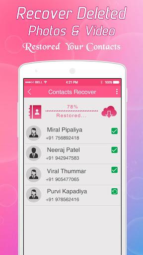 Recover Deleted All Files, Photos, Videos &Contact - Image screenshot of android app