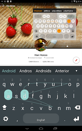 Multiling O Keyboard + emoji - عکس برنامه موبایلی اندروید