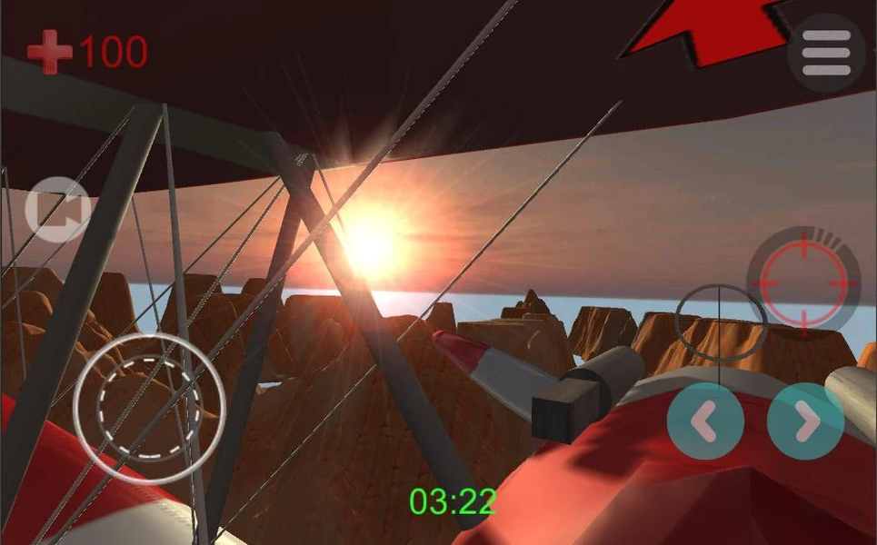Air King: VR airplane battle - Gameplay image of android game