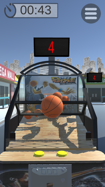 Shooting Hoops basketball game - Gameplay image of android game