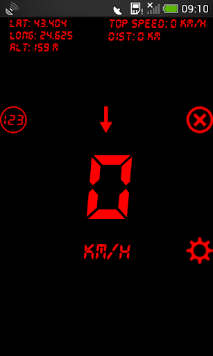 Digital GPS Speedometer - عکس برنامه موبایلی اندروید