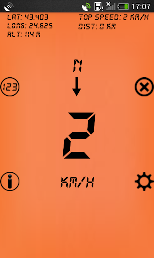 Digital GPS Speedometer - عکس برنامه موبایلی اندروید