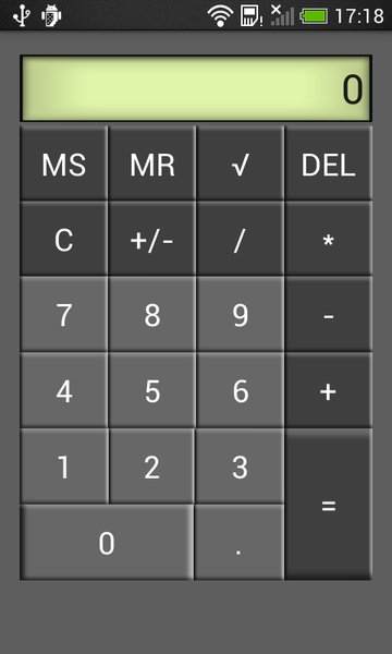 Simple calculator - عکس برنامه موبایلی اندروید