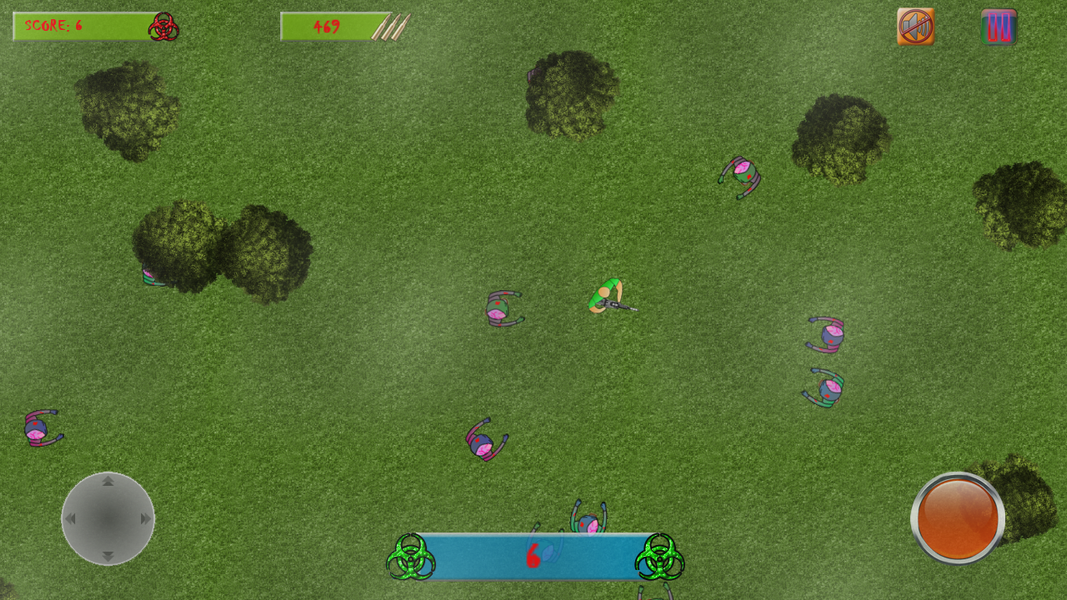 Zombie top down shooter - عکس بازی موبایلی اندروید