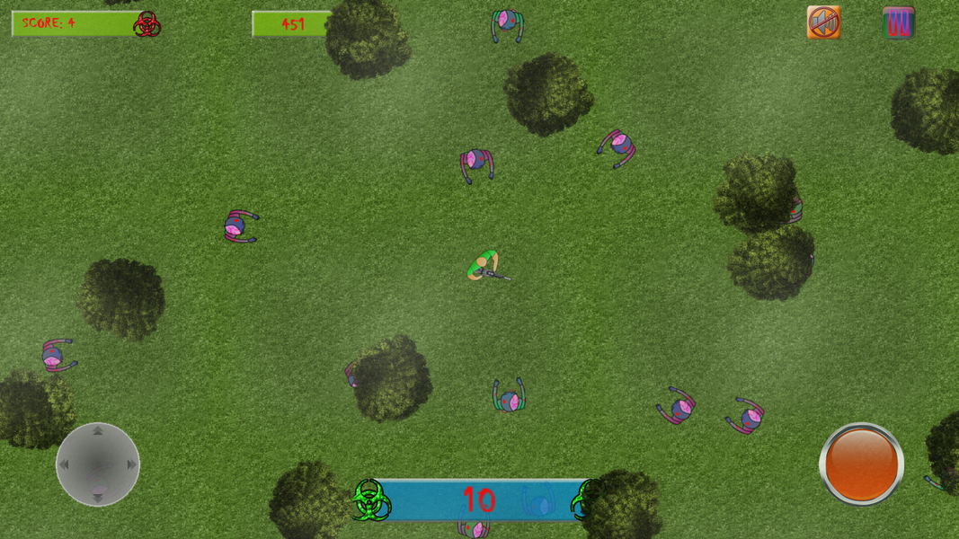 Zombie top down shooter - عکس بازی موبایلی اندروید