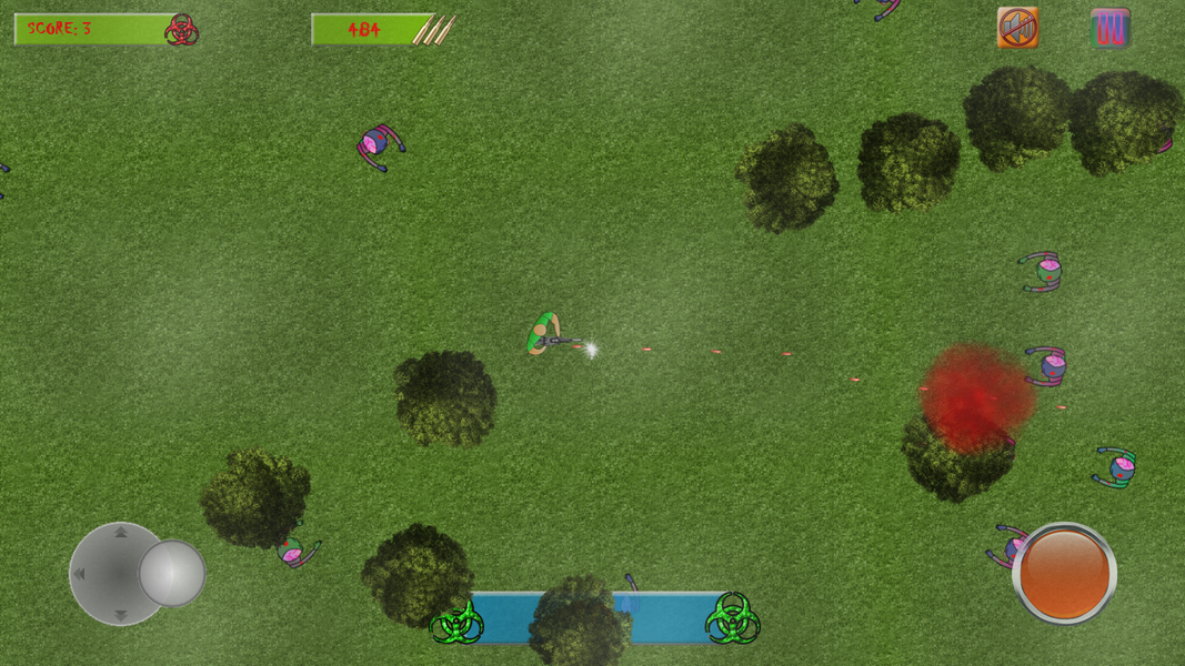 Zombie top down shooter - عکس بازی موبایلی اندروید