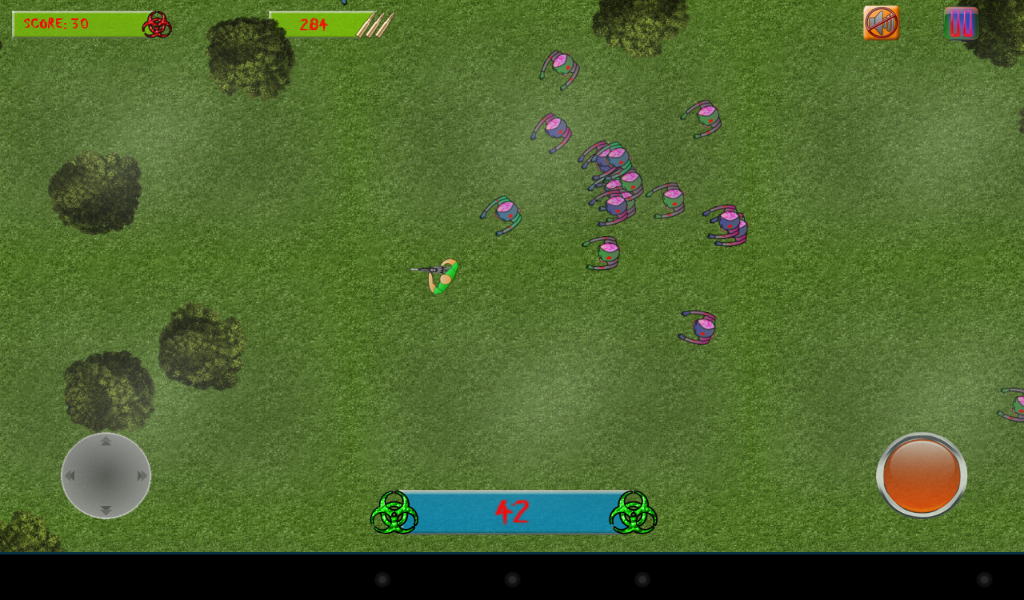 Zombie top down shooter - عکس بازی موبایلی اندروید