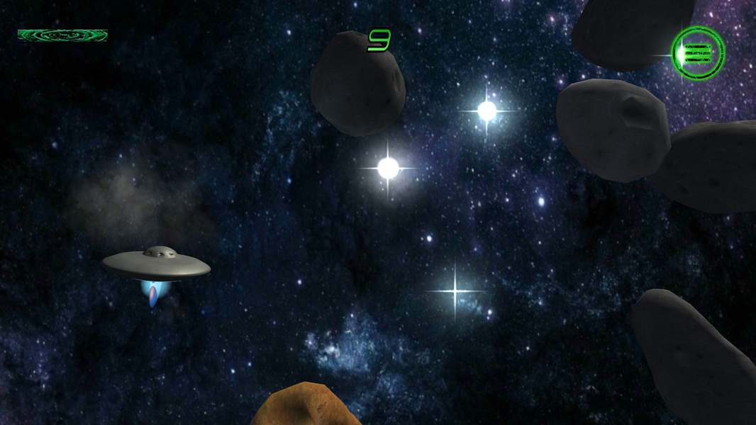 UFO Asteroid Run: Galaxy Dash - عکس بازی موبایلی اندروید