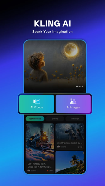 KLING AI: AI Image&Video Maker - عکس برنامه موبایلی اندروید