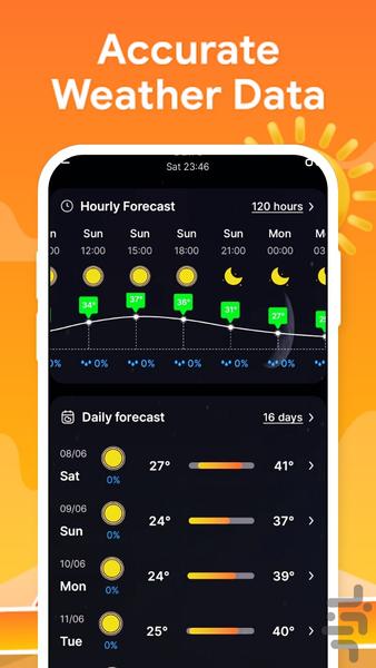 آب و هوا - هواشناسی پیشرفته💦💥 - Image screenshot of android app