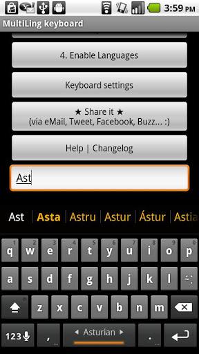 Asturia Keyboard Plugin - عکس برنامه موبایلی اندروید
