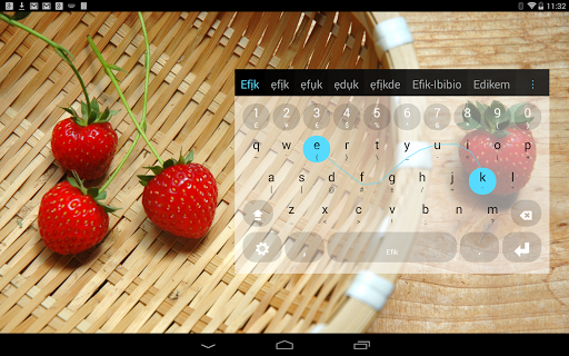Efik Keyboard plugin - Image screenshot of android app