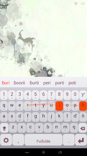 Fulfude Keyboard Plugin - عکس برنامه موبایلی اندروید