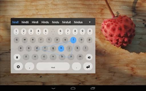 Hinglish Keyboard plugin - عکس برنامه موبایلی اندروید