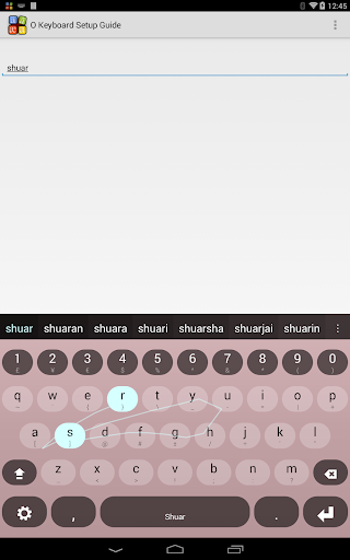 Shuar Keyboard plugin - Image screenshot of android app