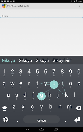Gikuyu Keyboard plugin - عکس برنامه موبایلی اندروید