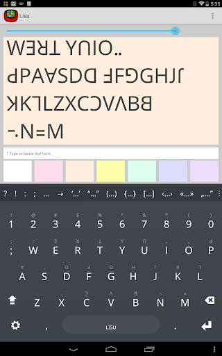 Lisu Keyboard plugin - Image screenshot of android app