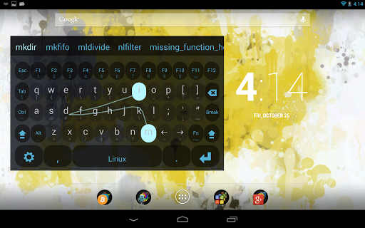 Linux Keyboard Plugin - Image screenshot of android app