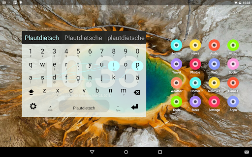 Plautdietsch Keyboard plugin - Image screenshot of android app