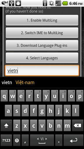 Vietnamese Keyboard Plugin - عکس برنامه موبایلی اندروید