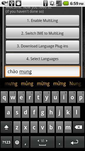 Vietnamese Keyboard Plugin - عکس برنامه موبایلی اندروید