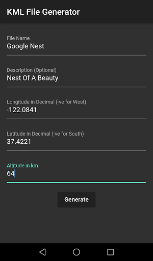 KML File Generator - عکس برنامه موبایلی اندروید