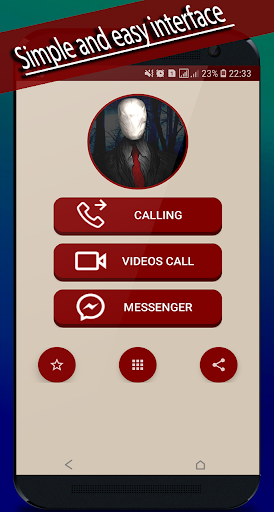 slender Man's video call - Gameplay image of android game