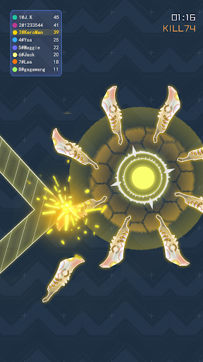 Knife Fight.io - Gameplay image of android game