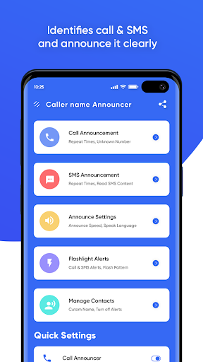 Caller Name Announcer - عکس برنامه موبایلی اندروید